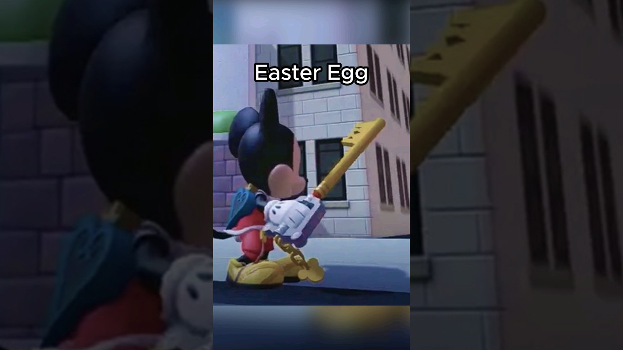 Пасхальное яйцо Kingdom Hearts в игре Disney #kingdomhearts #аниме #игры #disneyinfinity
