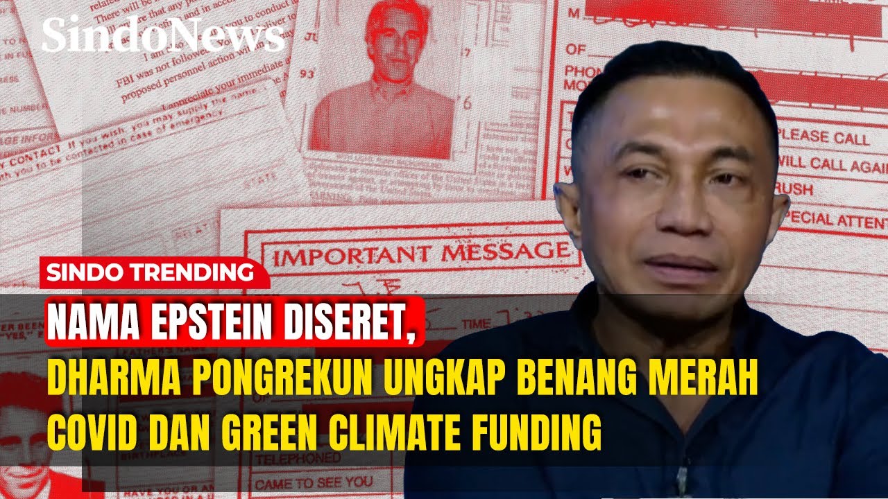 [FULL] Nama Epstein Diseret, Dharma Pongrekun Ungkap Benang Merah Covid | Sindo Trending