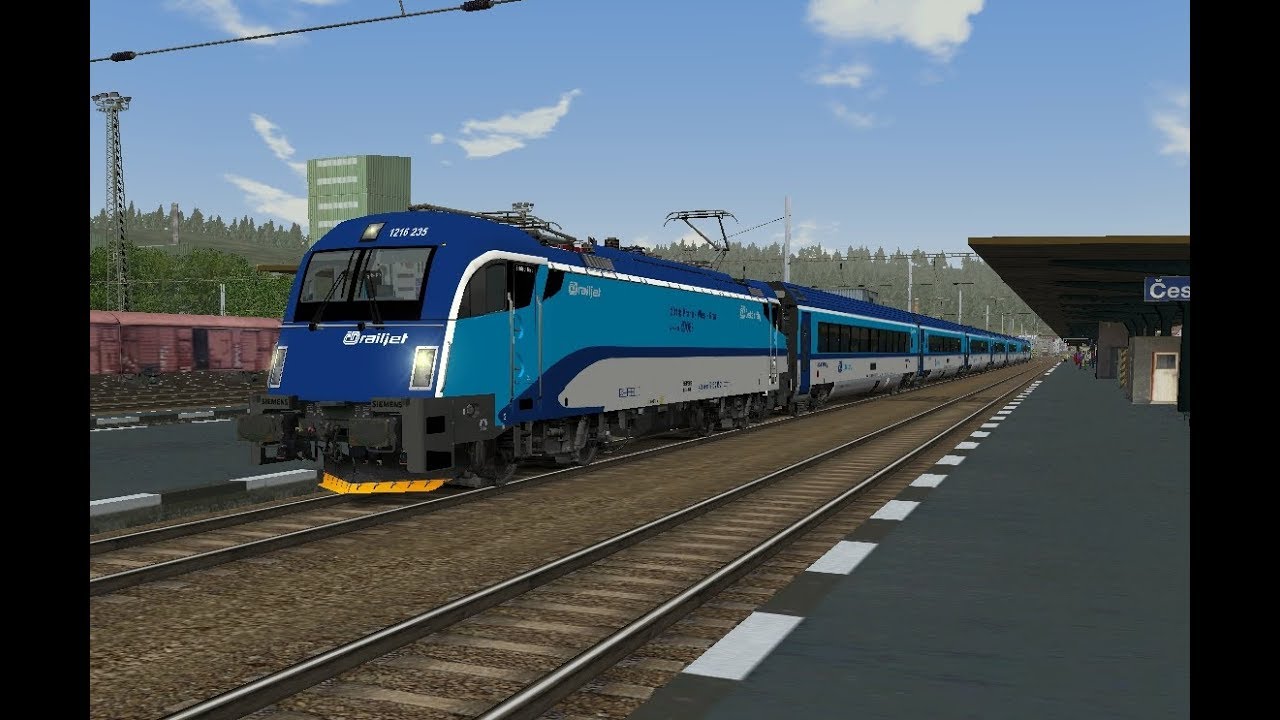 Microsoft Train Simulator - trať 321 | railjet 73 Praha - Vídeň Ep. 3