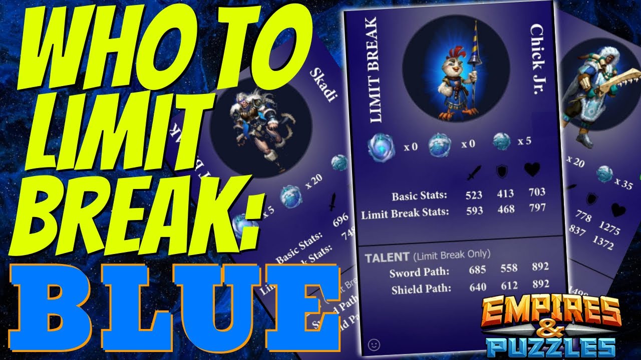 10 лучших героев для прорыва лимита в Blue: Empires and Puzzles