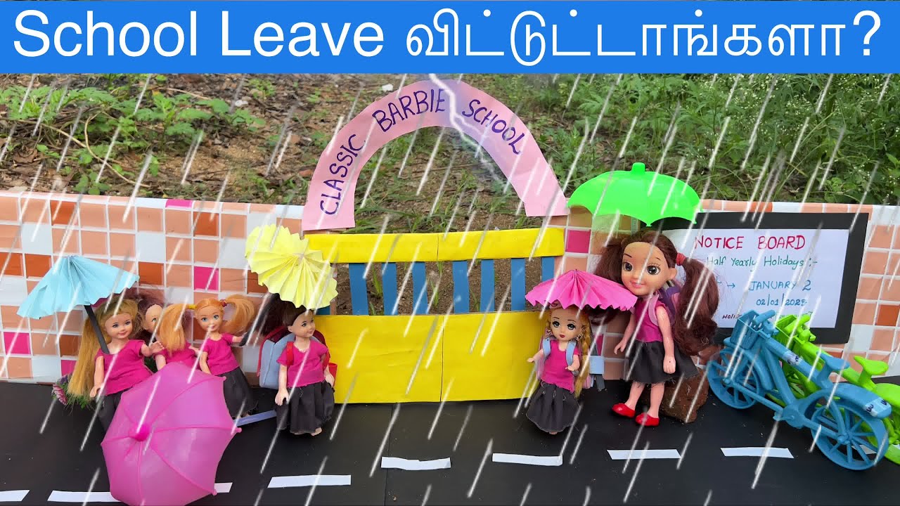 வசந்த காலம் Episode 204 | School leave விட்டுட்டாங்களா? |Classic Barbie Show | Barbie tamil show