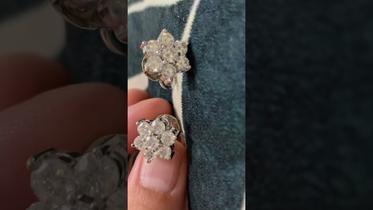 Floral Rositas Diamond Earrings 