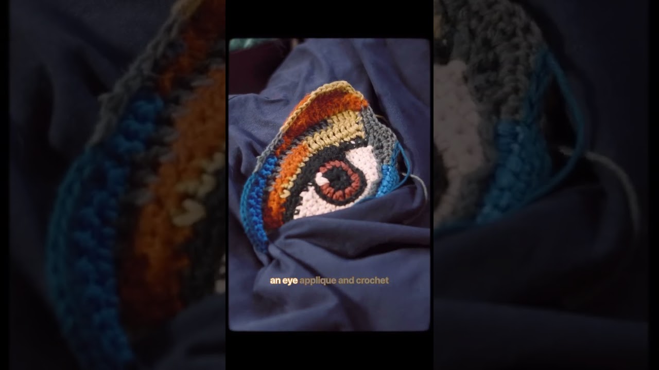 Full video on my channel 🧶✨ #crochet #upcycle #thriftflip #thriftflips #crochetapplique