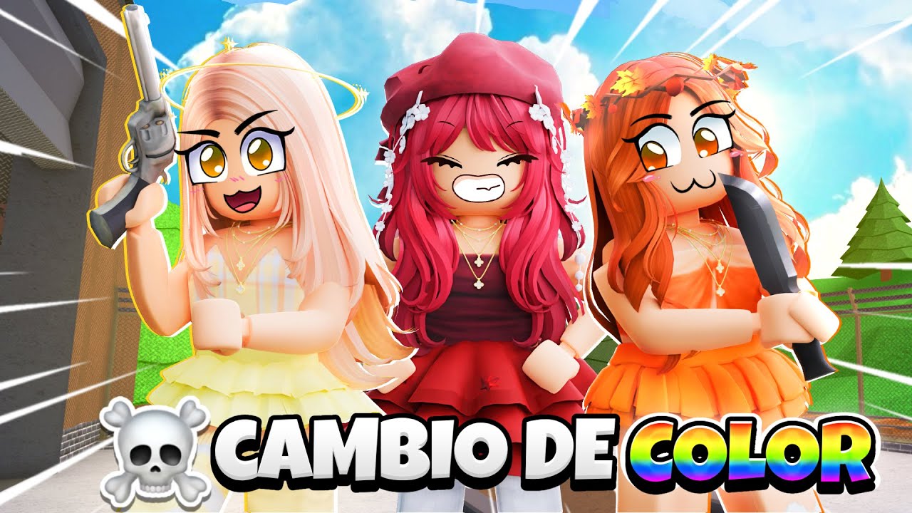 MURDER MYSTERY 2 pero por CADA MUERTE me CAMBIO LA SKIN!! #roblox