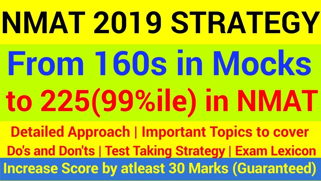 Last 7 Days Strategy for NMAT | BY NMAT 99%iler| ULTIMATE STRATEGY | EXAM LEXICON