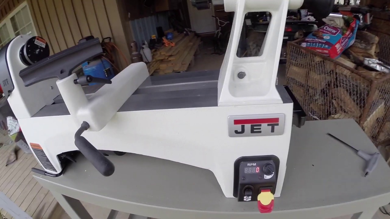 JET 1221 VS Wood Lathe Unboxing