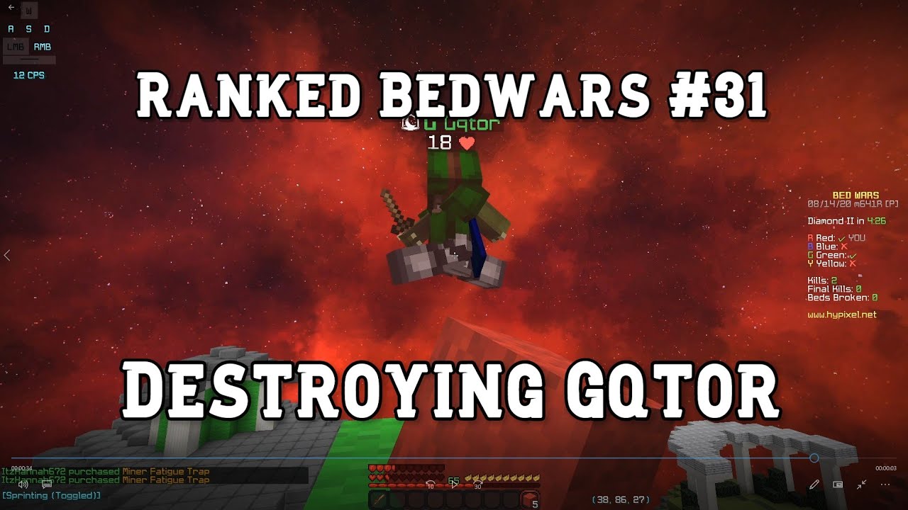 Destroying Gqtor... (Ranked Bedwars #31)