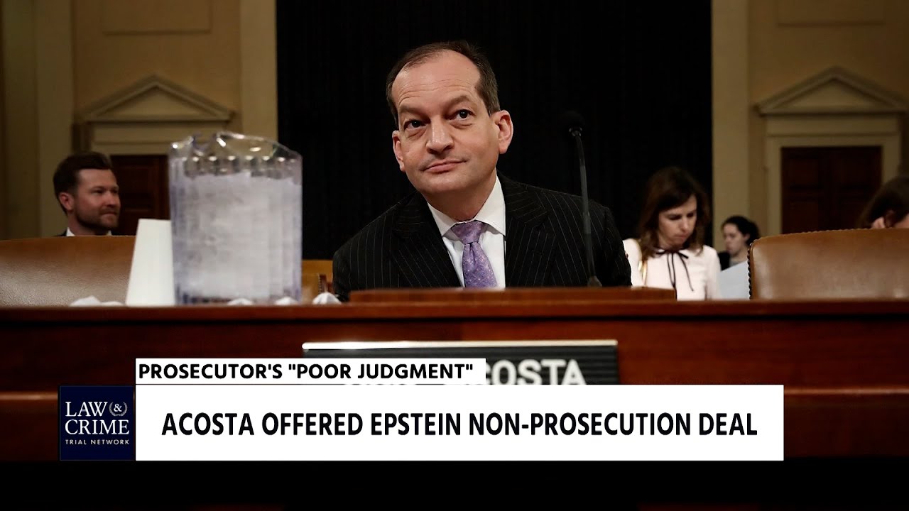L&C Report: Justice Dept. Investigation Shows Epstein Prosecutor Alexander Acosta Had Poor Judgment