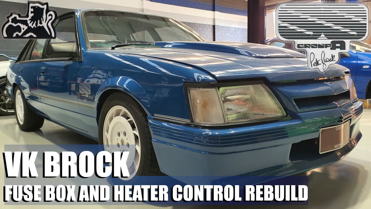 VK SS Group A Brock Tribute, Fuse Box and Heater Control Rebuild!! PhattDate #6