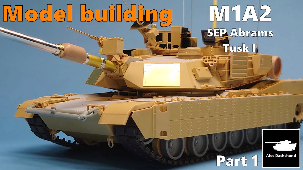 M1A2 SEP Abrams Tusk I -1/35 Meng- Tank Model - Part 1 [ building ] #scalemodel #modelmaking #プラモデル
