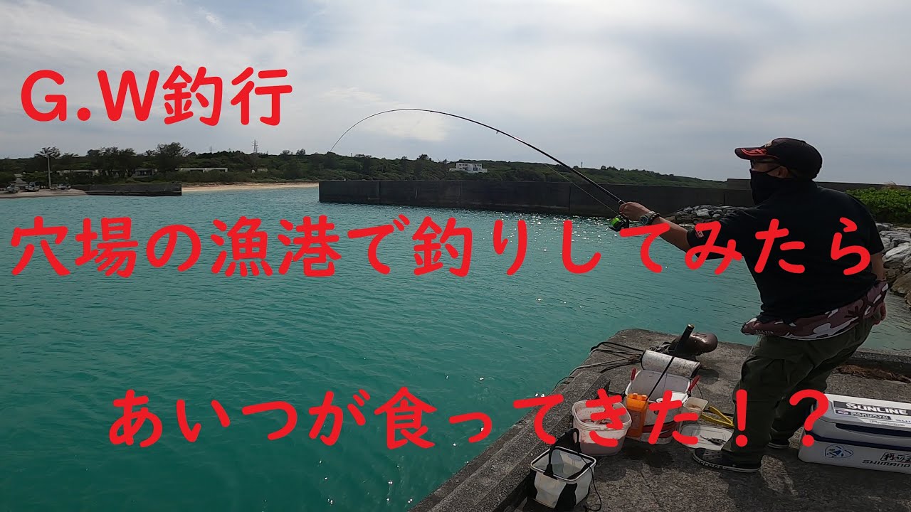 【沖縄釣り】GW期間に100％釣れる漁港に行ってみたら・・・
