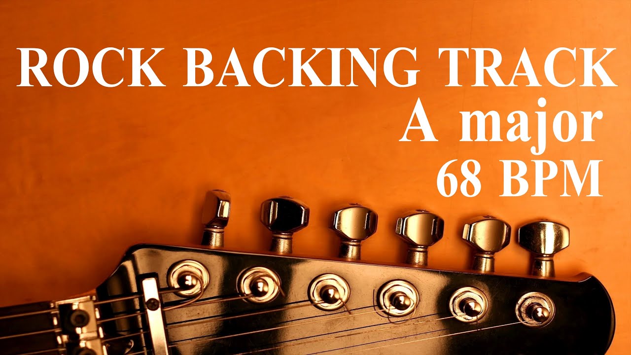 Guitar Rock Ballad Backing Track A Major
