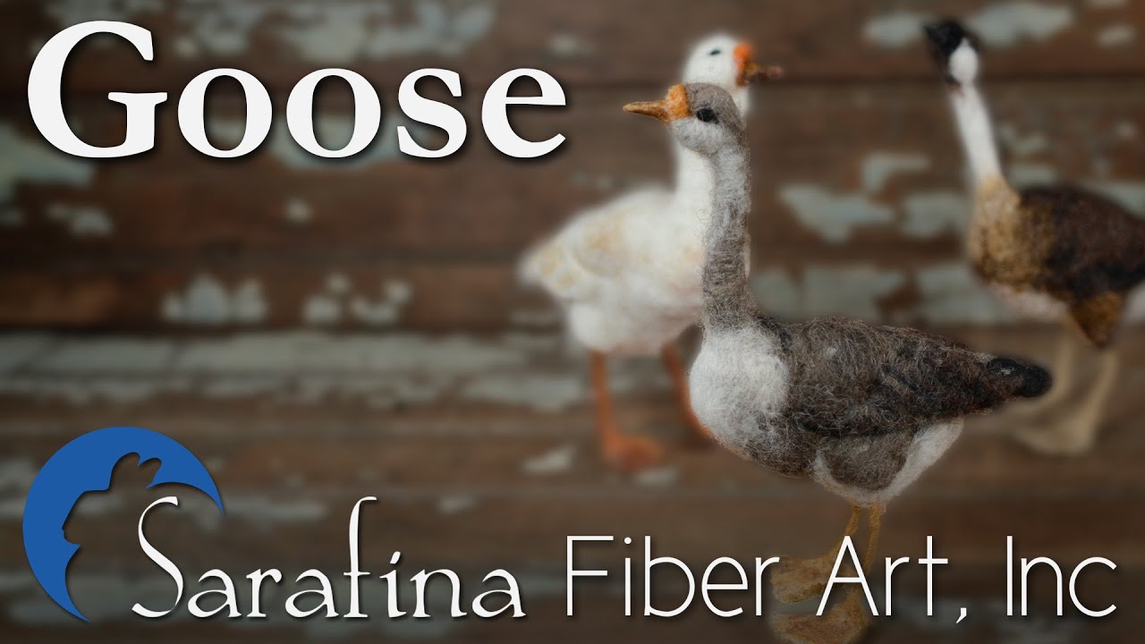 Needle Felted Goose Tutorial