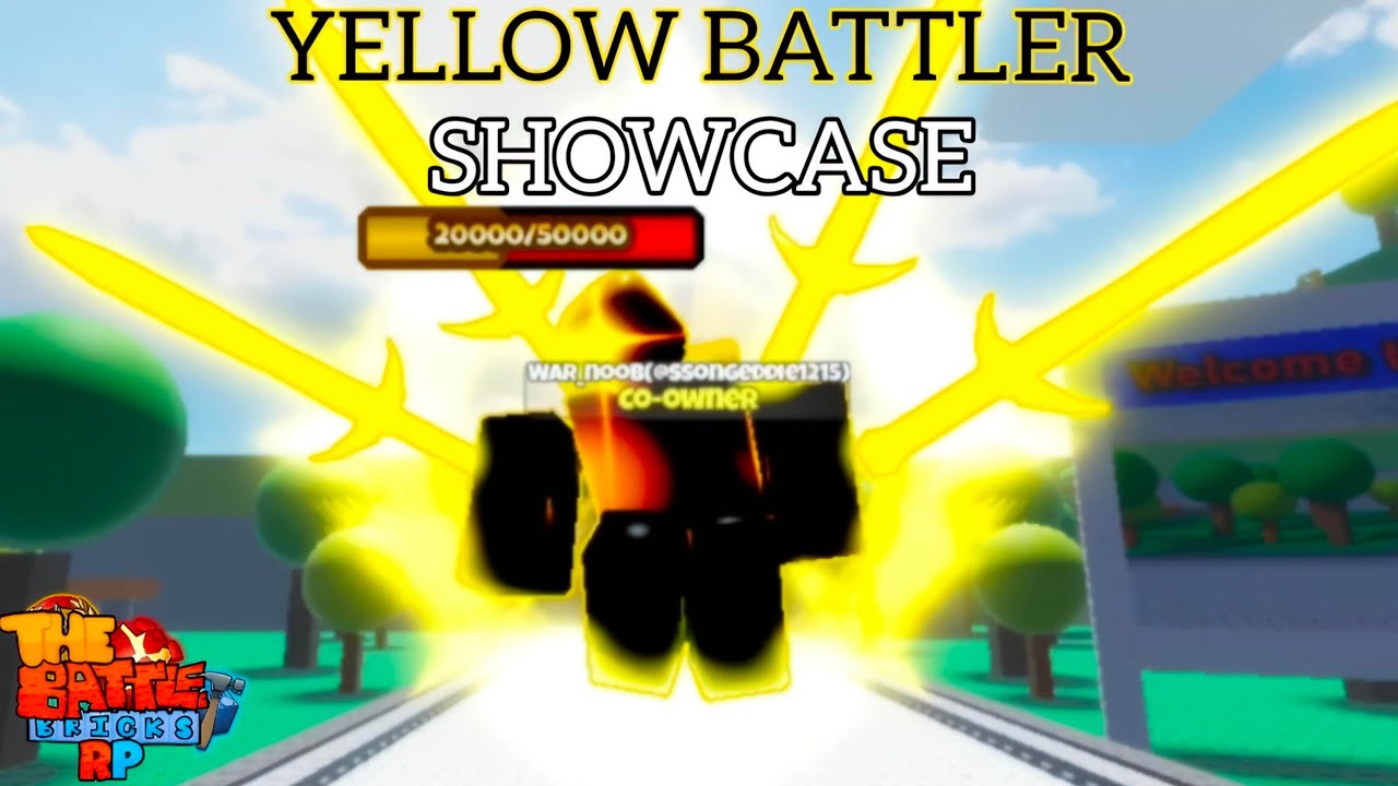 Yellow Battler Showcase - Dev Exclusive Morph | The Battle Bricks: RP