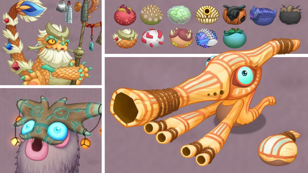 Magical Sanctum - All Rare, Epic, Common Monsters with Rare G'day | My Singing Monsters