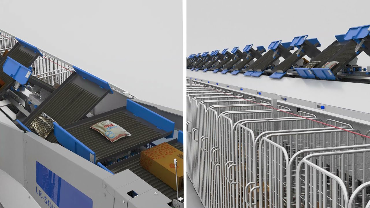 Equinox LR-sorter: 10.000 items per hour and lightning fast installation