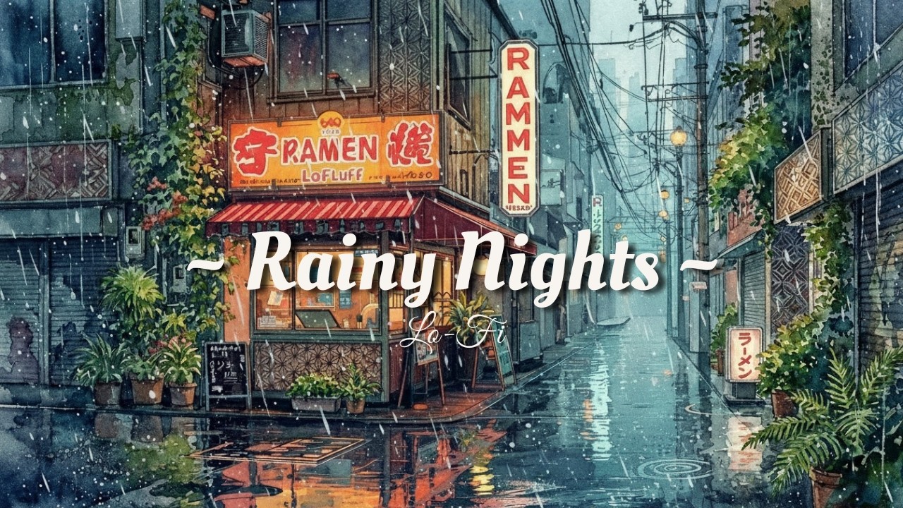 Rainy Day Lo-Fi ☔🍜 | Lo-Fi Beats to Unwind, Study & Focus
