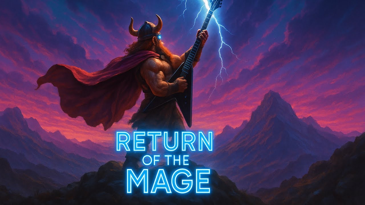 Return of the Mage [LIVE] ⚡ | Heroic 80s Fantasy Metal & Synthwave Ritual