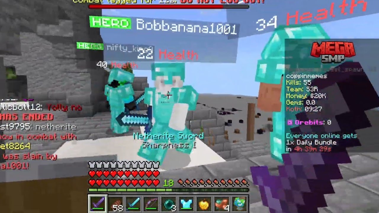 Minecraft Mega SMP warzone LIVE!