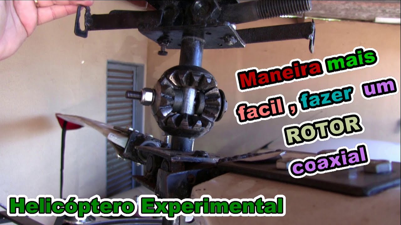 Planetário do Rotor  coaxial helicóptero Experimental