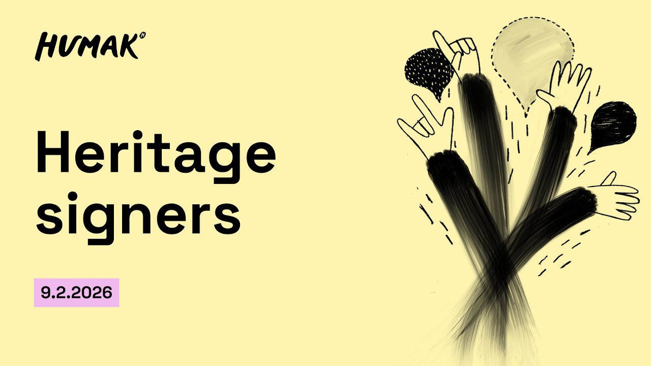 Viittomakielten päivä 2026: Heritage signers