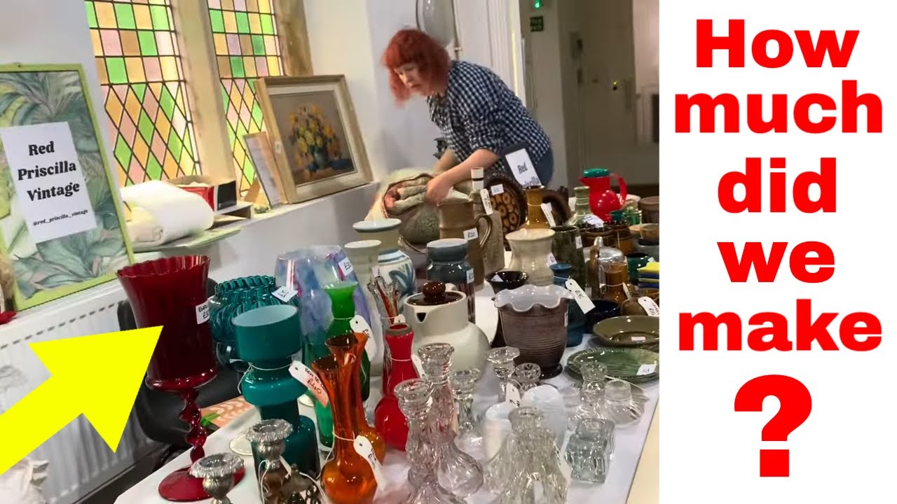 We sold at a FLEA MARKET but how much did we make?