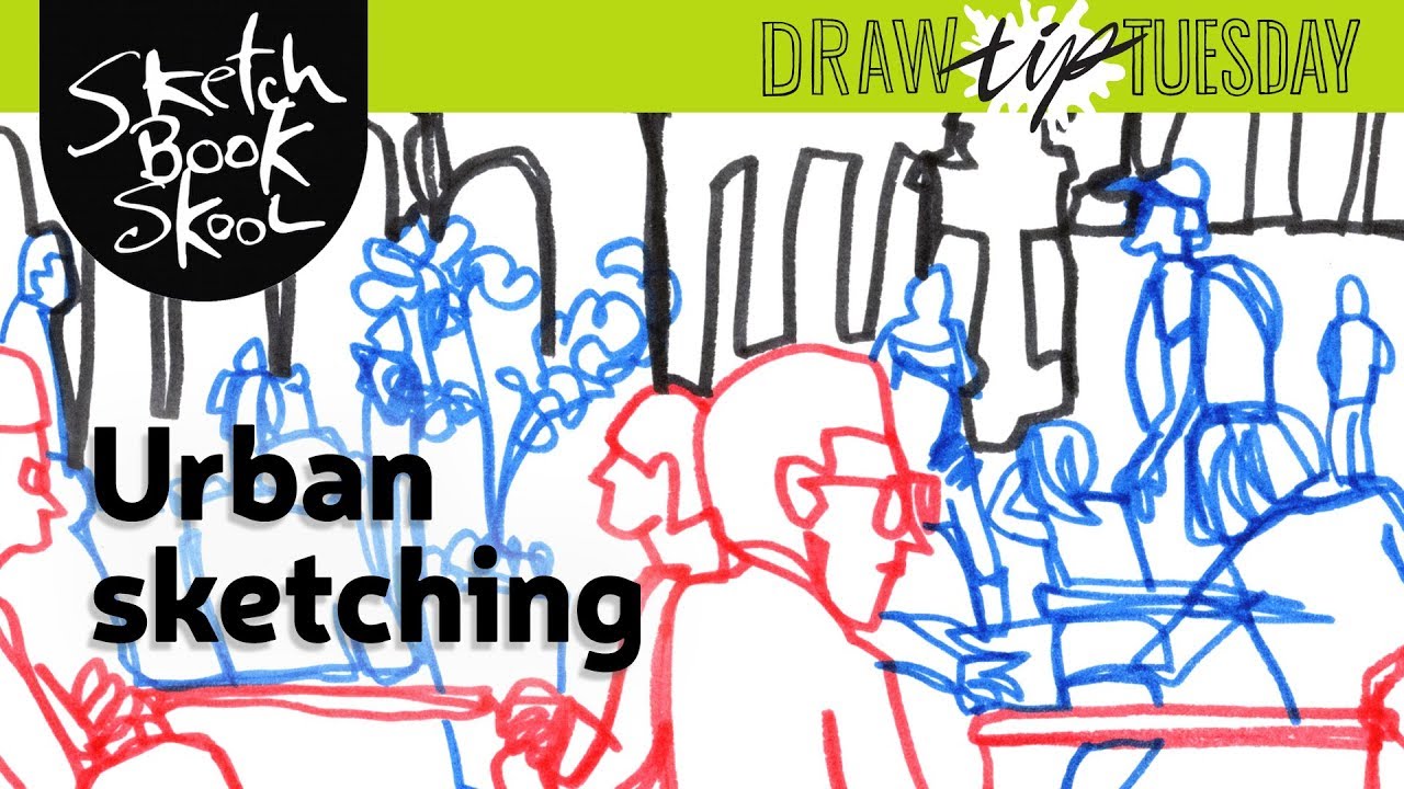 An Urban Sketching Trick