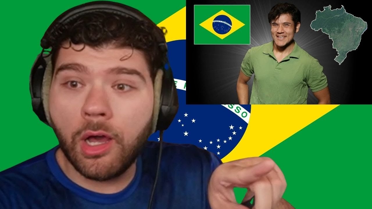 Бразильско-американский комментатор программы Geography Now! BRAZIL