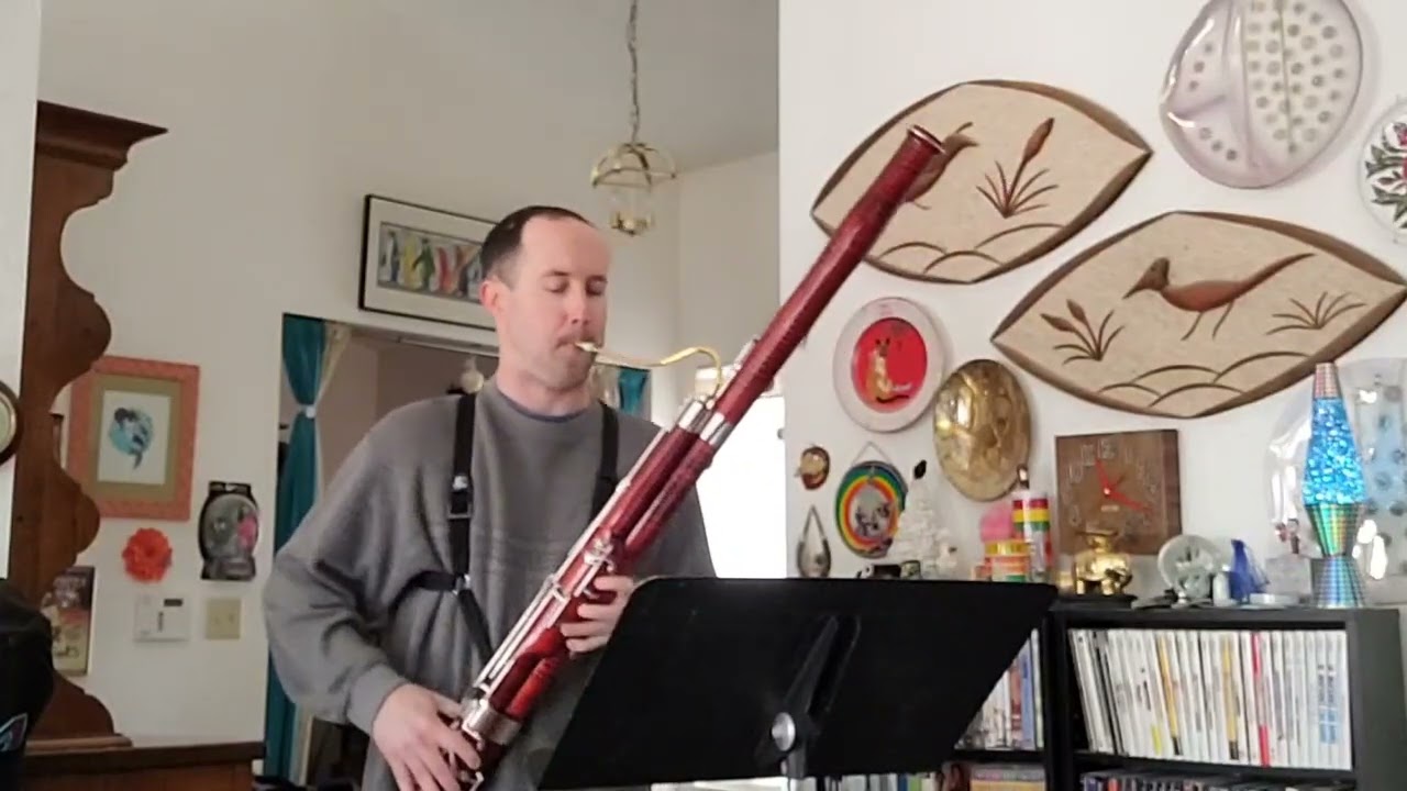 Weissenborn Bassoon Etude No. 41 from Fifty Advanced Studies 