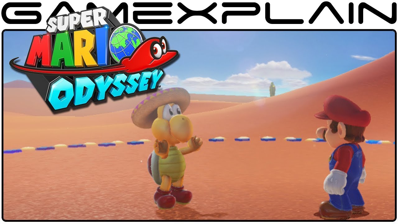 Super Mario Odyssey - Exploring the Desert Oasis & Messing with Sheep! (Nintendo Switch)