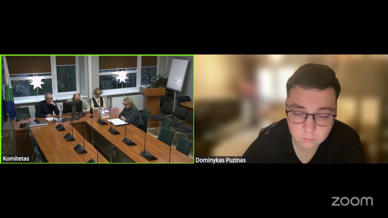 Anykščių savivaldybė 2025-12-17 Socialinių reikalų ir sveikatos komitetas