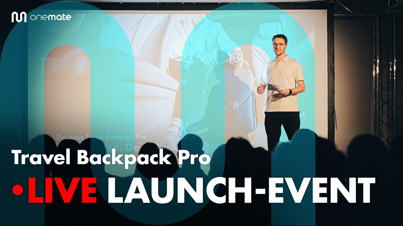 LIVE LAUNCH-EVENT | Travel Backpack Pro