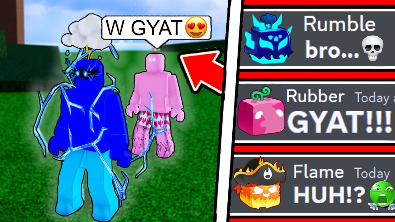 Rubber Being SUS to Rumble for 24 HOURS... (Blox Fruits)