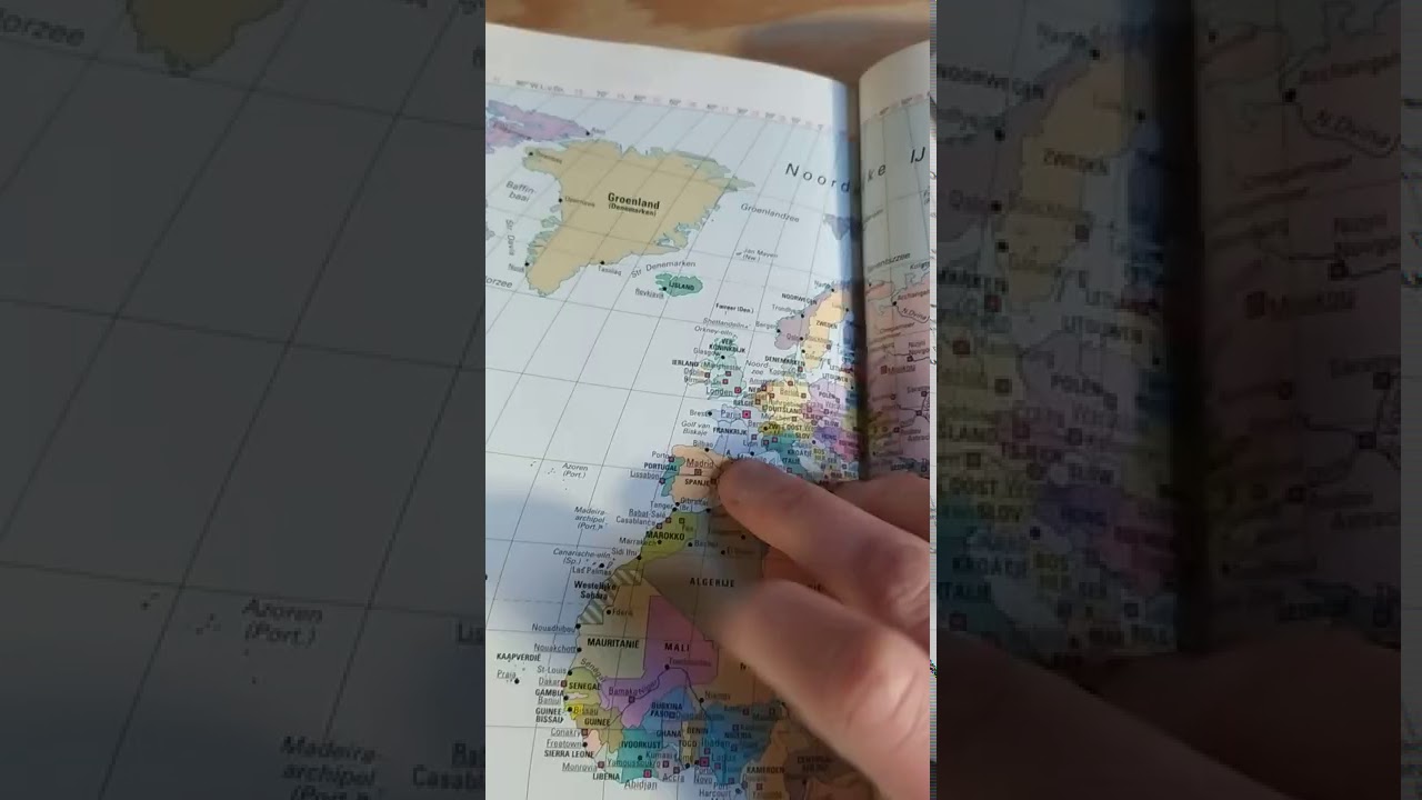 Bepalen van coördinaten met behulp van de atlas: Extra oefenen in de atlas