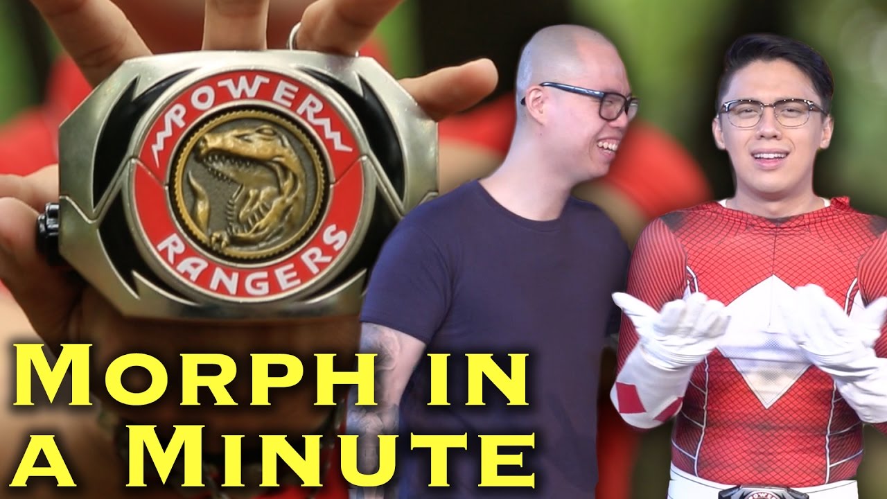 Tim Pavino as the Red Ranger [Power Rangers Morph In A Minute]