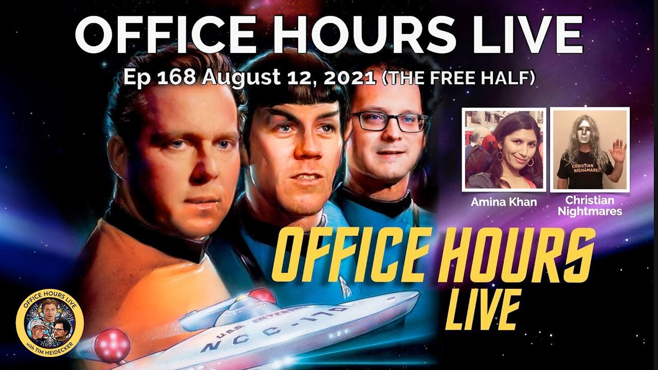 Christian Nightmares, Amina Khan on Office Hours Live (Ep 168 8/12/2021)