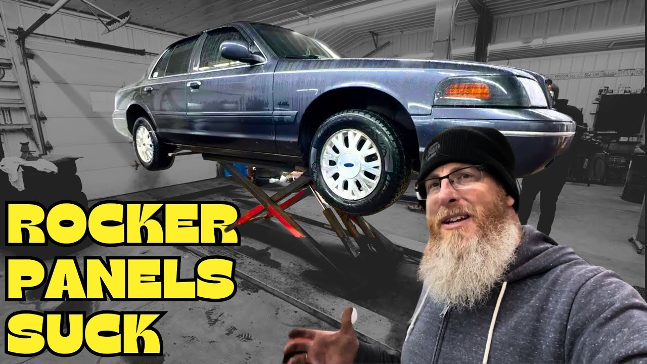 Fixing Rusty Rocker Panels 1998 & Up Ford Crown Victoria