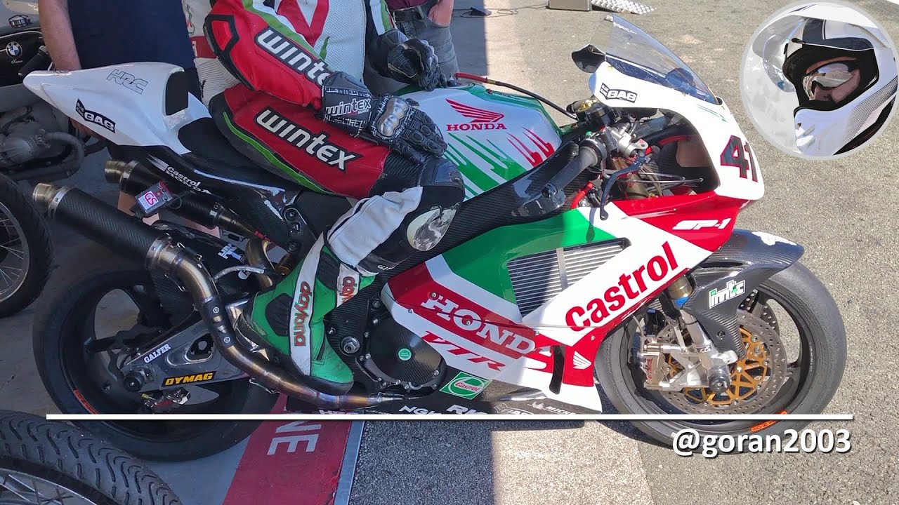 Honda VTR1000 SP-1 i Josef Doppler, tor wyścigowy Grobnik, Chorwacja