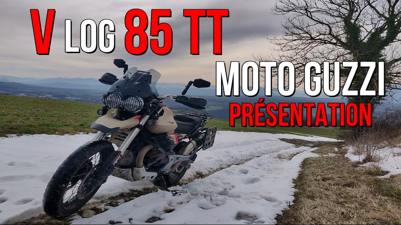 Vlog 85TT #1 - Présentation offroad des équipements de la Moto Guzzi (avis) #motovlog