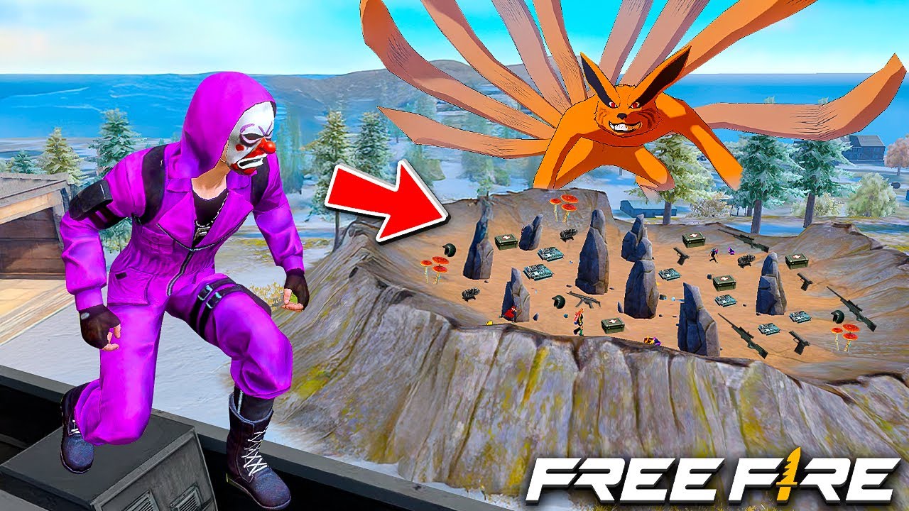 GANANDO la PARTIDA solo con el LOOT del CRÁTER 😱 *IMPOSIBLE* FREE FIRE