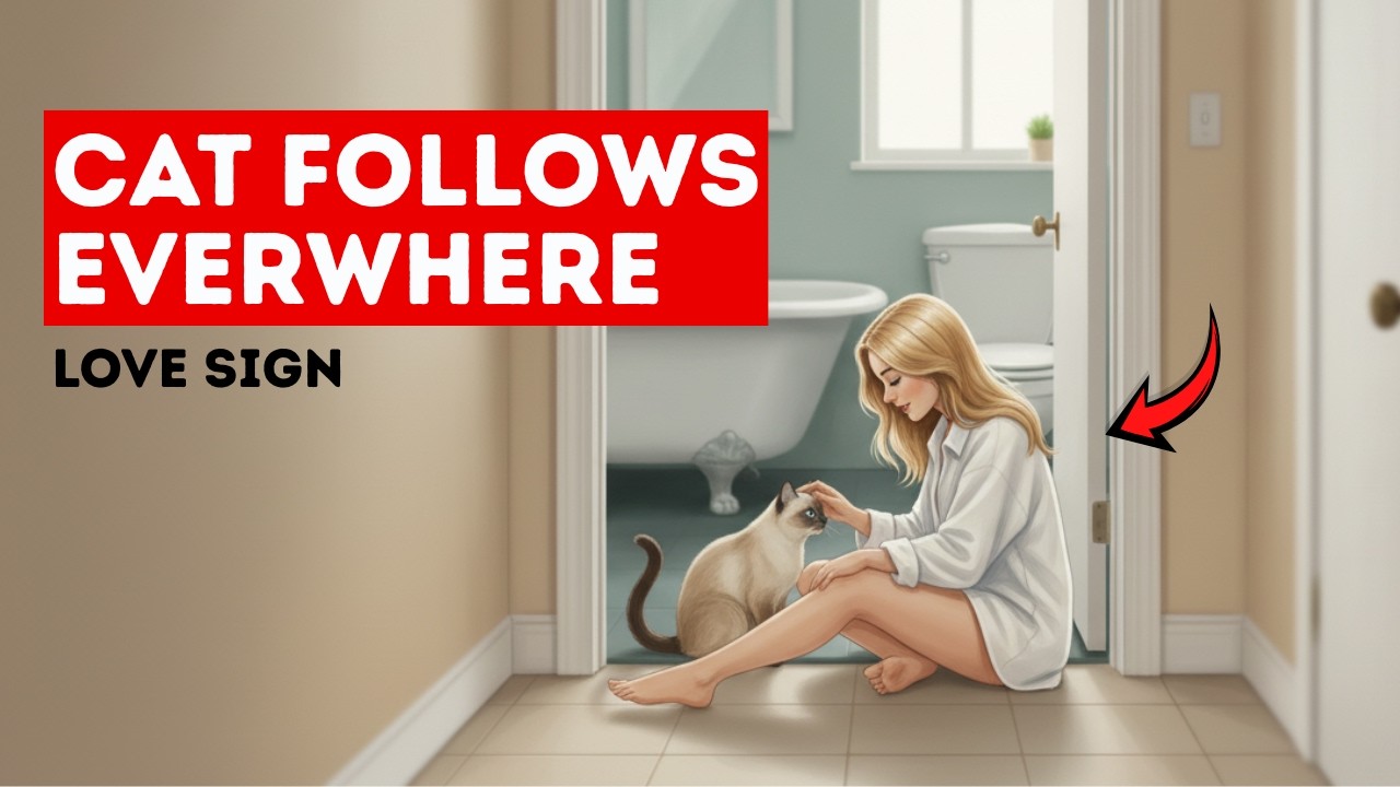 Why Your Cat Follows You Everywhere 🐱🐾 (6 Hidden Reasons You Must Know!)
