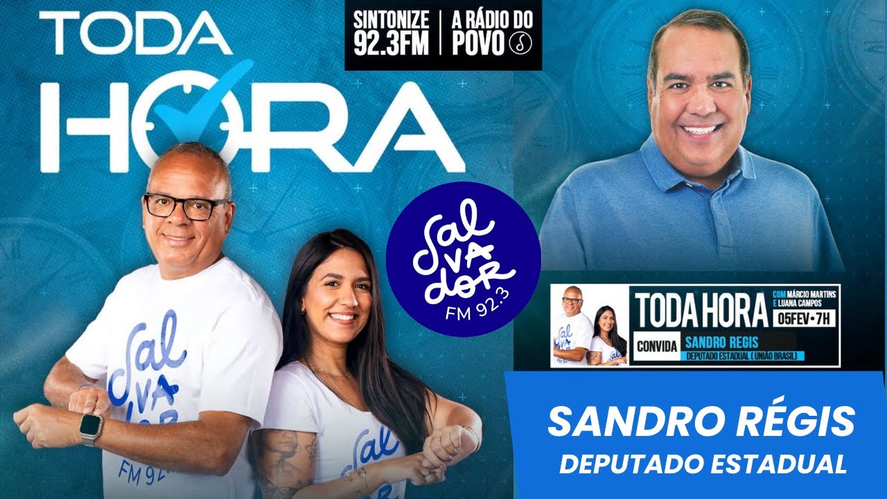 TODA HORA NA SALVADOR FM - 92.3 (05/02/26)