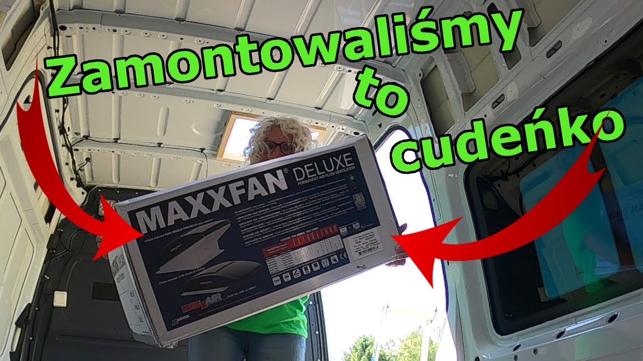 Montaż wentylatorów MAXXFAN DELUXE i DOME Plus. Samodzielna budowa kampera w Norwegii. #Vlog174