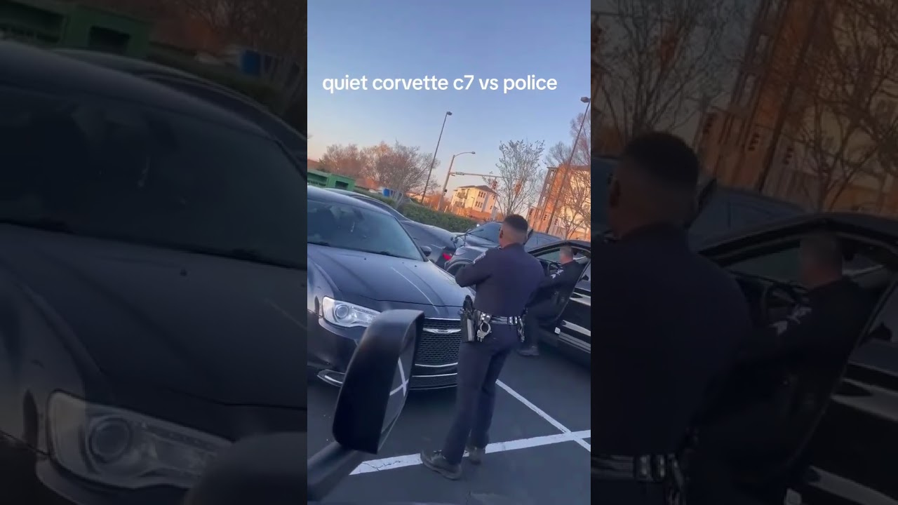 Quiet corvette C7 vs police