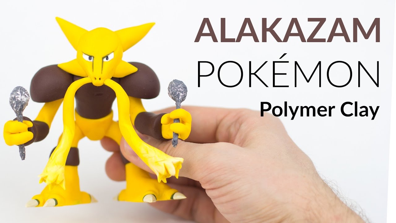 Alakazam Pokemon &ndash; Polymer Clay Tutorial