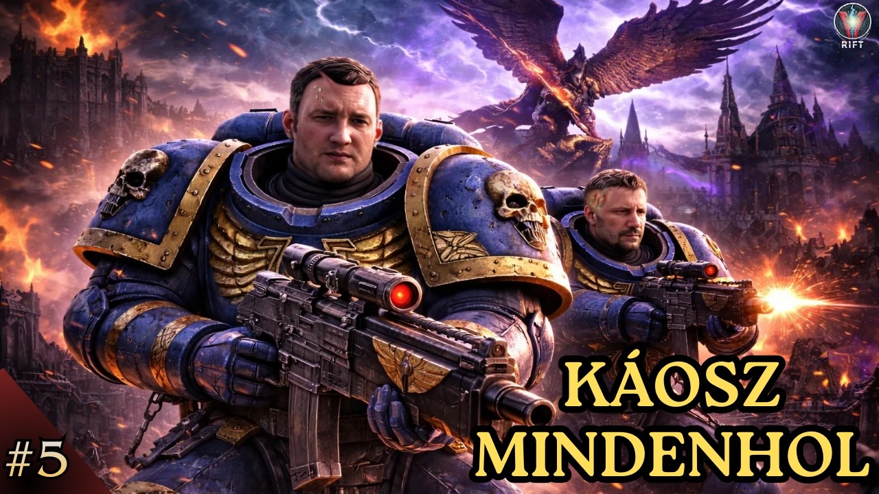 Warhammer 40K Space Marine 2 #5 – A KÁOSZ MEGJELENT!