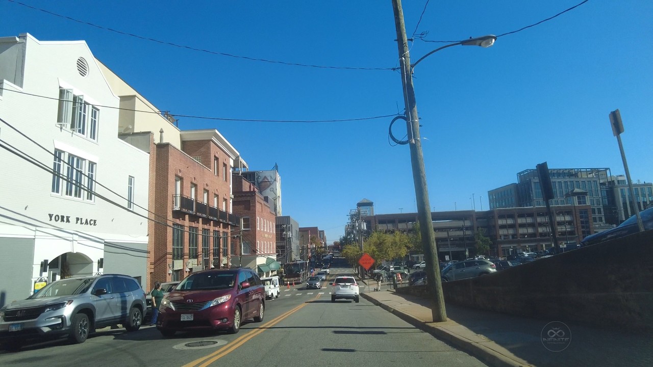 Charlottesville, Virginia - [4K] Downtown Tour