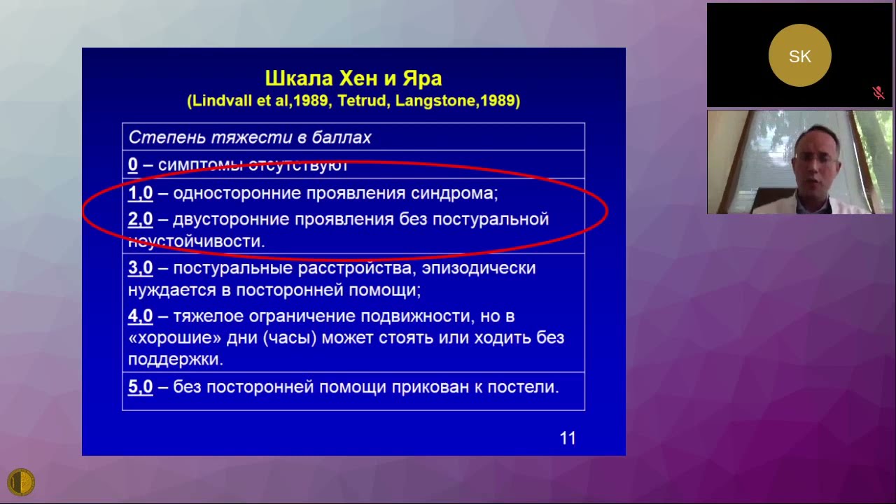 Диагностика и стратегии фармакотерапии начальных проявлений болезни Паркинсона - Богданов Ринат
