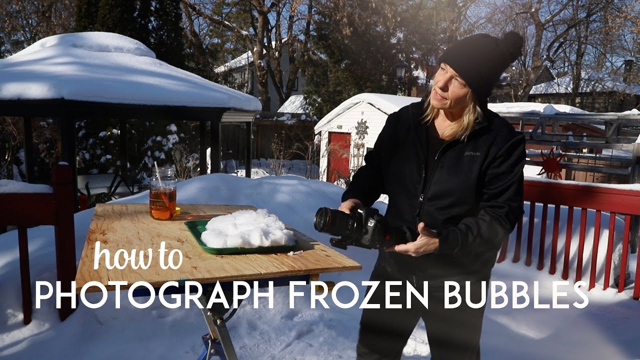 How To Photograph Frozen Bubbles