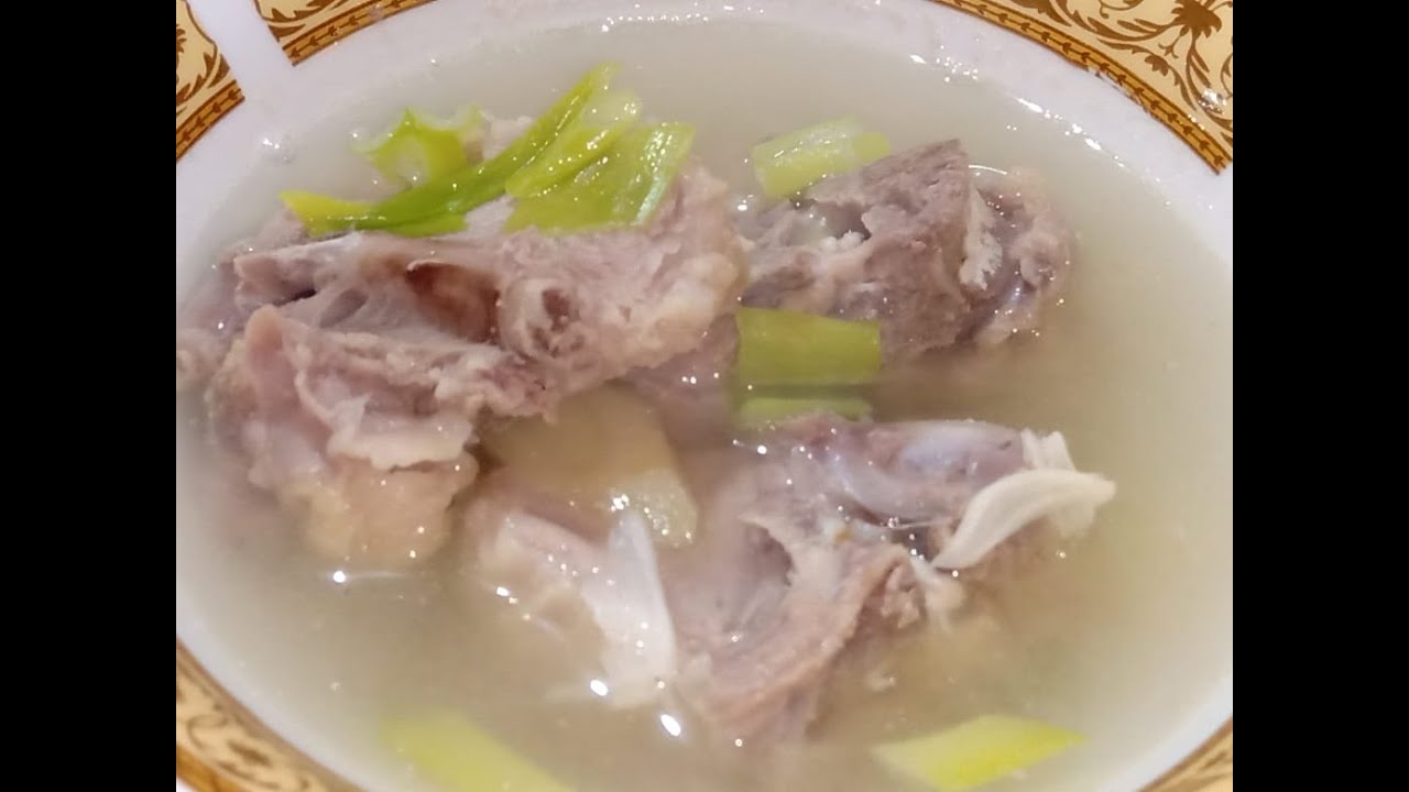 Resep Sup tulang babi ala foods rich